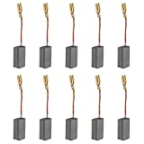 UYUYong 10PCS Escobillas de carbón Escobillas de carbón para motor y herramientas eléctricas Escobilla de carbón conductiva Motor de escobilla de carbón reemplazable-16 * 8 * 5 * 46 mm