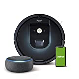 Robot aspirador iRobot Roomba 981 WiFi, 2 cepillos de goma multisuperficie, app programable + Echo Dot (3ª generación) Altavoz inteligente con integración Alexa, tejido Antracita