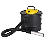 Ardes AR4A12 ASHPIRO 12 Aspirador de cenizas Depósito de 12 litros con filtro de tela no tejida lavable, negro amarillo