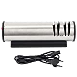 Afilador de cuchillos eléctrico, afilador de cuchillos de cocina profesional de acero inoxidable de 4 ranuras, máquina afiladora de tijera, enchufe europeo de 220V