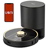 Uoni V980Plus Robot Aspirador Scrubbers Recolección automática de polvo Aspirador robótico con mapeo Lidar Navegación Succión fuerte Aplicación Alexa Conexión para recolección de cabello