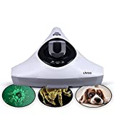 Aspirador con luz UV y filtro Hepa para ácaros, apto para alérgicos (elimina pelos de mascotas, apto para colchones)