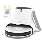 Aspirador robot 3 en 1 Neabot Q11 con vaciado automático, succión súper potente de 4000 Pa, mapeo láser LDS más avanzado, aplicación y Alexa para limpieza del hogar, pelo de mascotas