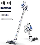 Aspirador inalámbrico ORFELD, escoba eléctrica inalámbrica de 22000 Pa, duración de 30 minutos, aspirador inalámbrico ultraligero y silencioso para piso duro, alfombra, automóvil, pelo de mascotas