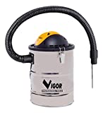 Aspirador Vigor Aspir-El Ash en acero inoxidable, 15 l, 800 W