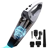 Aspirador inalámbrico Aspirador portátil: Aspirador portátil para coche de 6,5 kPa Potente mini aspirador recargable en seco y húmedo para el hogar, mascotas, sofás, migas de oficina