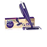 Swiffer WetJet Limpiasuelos Parquet, 1 Escoba Eléctrica Inalámbrica, 1 Solución Detergente Líquido, 5 Paños, 4 Pilas Alcalinas, Elimina Suciedad Y Bacterias, Para Todo Tipo De Suelos, Kit De Inicio