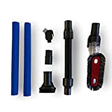 Samba - Kit de accesorios de aspiradora inalámbrica para escoba de aspiradora profesional, cepillo suave, manguera extensible, cepillo sucio, accesorio de mantenimiento y adaptador