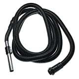 Manguera de recambio flexible vhbw compatible con aspirador Electrolux Lux 1, Lux Royal, LuxRoyal - 5 m + mango + mango, ø 32 mm