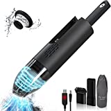 Mini aspiradora de mano inalámbrica de 450 g con filtro HEPA Aspiradora de automóvil lavable con mango plegable, aspiradora para el hogar, automóvil, oficina