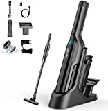 Aspirador de mano inalámbrico, aspirador de mano recargable 17000PA / 170W, tiempo de funcionamiento de 30 minutos, aspirador inalámbrico 5 en 1 con batería de 3000 mAh, bajo nivel de ruido
