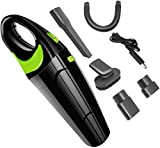 Aspiradora de mano inalámbrica, potente aspiradora portátil 12 V 120 W 3,5 k PA mojado y seco 30 minutos aspiradora de trabajo recargable carga USB rápida, buena para el hogar/coche/oficina