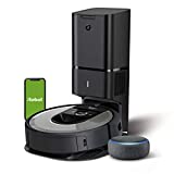 iRobot Roomba i7+ (i7556) Robot aspirador WiFi, autovaciante, programable, contenedor lavable + Echo Dot (3ª generación) Altavoz inteligente, integración Alexa, tejido Antracita