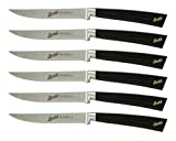 Berkel - Elegance Set 6 Cuchillos Bistec Negros