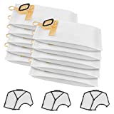 Sunnila 10 Bolsas + 3 Filtros Compatibles con Bolsas de Aspirador Vorwerk Kobold VK140 VK150 - Amarillo