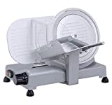 Cortafiambres eléctrico RGV LUSSO 25 GL, Diámetro hoja 25 cm, 140 watios, Aluminio, Color Plata