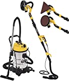 Set con lijadora para placas de yeso y aspirador, para uso industrial, capacidad 30 l