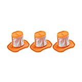 3 Filtros de Repuesto para Aspirador Inalámbrico Black & Decker Dustbuster BHHV320B, BHHV320J, BHHV520BF, BHHV520BFP, BHHV520BT, BHHV520JF, Naranja