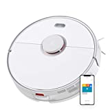 roborock S5 Max Robot Aspirador, Fregona Limpiador Control de Agua Inteligente con Limpieza Personalizada, Mapeo de Varios Pisos, Capacidad de Batería de 5200mAh, Control de Aplicaciones