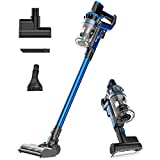 Potente aspiradora inalámbrica Proscenic P10 22000pa, escoba eléctrica sin bolsa con pantalla táctil, duración de la batería recargable 40 minutos, 4 niveles/puntas de succión para un uso amplio