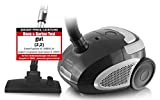 Emerio VE-109959.14 Aspirapolvere SIEGER PREZZO/PREZZO 05/2020 Test Casa & Giardino Potente, 800 Watt, Compatto e Leggero, Con Sacco, Per Pavimenti Rigidi & Tappeti, 2.0 L, Sacchetto Y50 Compatibile