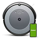 Robot aspirador iRobot Roomba i3152 conectado, dos cepillos de goma multisuperficie, puntas personalizadas, compatible con asistente de voz, tecnología de impresión, gris/azul