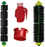 Set 2 Cepillos Extractor Rodillo Kombi Compatible para iRobot Roomba Serie 500 Accesorios Aspirador Reemplazo, Robot Cepillo Rodillo Serie 500