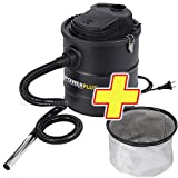 Aspirador de chimenea Power Plus, 1200 W, bolsa de filtro fino + 1 filtro de repuesto
