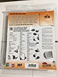 Elettrocasa VT 21 - Accesorio para aspiradora (gris, CLEOS XTH 170 XTH 180 XTH 200 KOSMOS: XTC 180 PE XTC 200 PE ORBIT: XTD 3070 XTD 3080 E XTD, 6 piezas