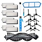 BSDY YQWRFEWYT Kit de accesorios para aspiradora robot ILIFE A4s, cepillo lateral de cepillo principal para filtros Hepa