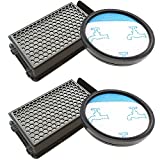 2 kits de filtros HEPA para filtro de aspiradora Rowenta RO3753EA, RO3731EA, RO3786EA / Moulinex / Tefal Compact Power Cyclonic (comparar ZR005901)