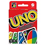 UNO ¡Todos locos por UNO! - Juego de cartas de colores con números - 19 cartas por color - Cartas de pesca - Cartas de comodín - Regalo para niños a partir de 3 años