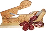 INVENTER & CREE Par Le Berger - Guillotina para salami, rebanadora Petite Merveille y cuchillo libre, potencia de corte multiplicada