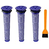 Nordun [3 unidades] prefiltro de repuesto lavable para aspiradora Dyson, filtros de repuesto para Dyson DC58 DC59 DC61 DC62 DC74 V6 V7 V8, accesorios de filtro para aspiradora de mano Dyson