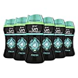 Lenor Unstoppables Laundry Perfumer, 6 x 210 g, Fresh, Maxi Format, Non Stop Laundry Perfume Intensifier, hasta 12 Semanas en el Armario, 100% Plástico Reciclado