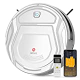 Robot Aspirador Mini Robot Silencioso Robot Ultrafino Sensor de Colisión 6D, WiFi/App/Alexa, 1800Pa Auto-Refill 500ml ideal para pelos de mascotas, alfombras y suelos duros, Lefant-M210