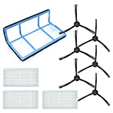 Accesorios de repuesto DingGreat para aspiradora robótica ILIFE V3 V3s V5 V5s V5s PRO - 6 cepillos laterales, 3 filtros, 1 filtro primario