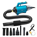 Secador para automóviles, motocicletas, mascotas y perros, aspiradora, plumero multiusos para teclados y aire acondicionado, soplador de cortinas y colchón de aire de 230 V