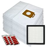 SPARES2GO-Paño de microfibra para filtro H14-HEPA para aspirador Nilfisk Extreme X100 X150 X200 X210 X300 series, paquete de 15 cartuchos de filtro ambientadores)