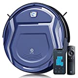 OKP Mini Robot Aspirador, 2100Pa Super Thin 360 ° Drop & Collision Sensor, WiFi / App / Alexa Auto Charging, Ideal para Alfombras de Pelo de Mascotas Piso Duro, Hasta 120 Minutos