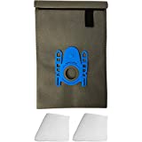 Bolsas de tela duraderas y reutilizables para aspiradoras Siemens VS 55 E 20, VS 57 A 81 Speedy 2000 Cycle TECH, VS 59 A 30 Super XS Dino E, VS 59 E 20, VS 59 E 22