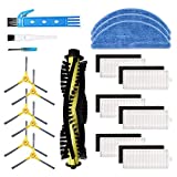 Kit de accesorios de repuesto para robot aspirador IKOHS netbot S15, material premium, pack familiar de 1 cepillo principal + 6 filtros + 6 cepillos laterales + 3 mopas
