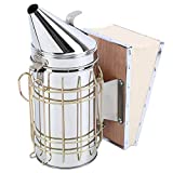 Samger Samger Beehive Smoker con escudo térmico Protección calmante Equipo de apicultura