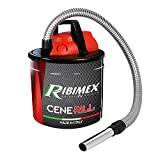 Ribimex Ash Aspirador Cenerill, 18 L, 1000 W, PRCEN001, Rojo Negro