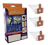 BOLSAS BOLSAS FILTROS PARA ASPIRADOR ADECUADOS PARA VISOR ELÉCTRICO DE LONGHI MODELOS XL 500 600 700 SCOPAMAGIC VENTANA (10 bolsas)