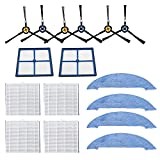 Piezas de repuesto para aspiradora, filtro Hepa, cepillo lateral, filtro primario, paño de mopa apto para Ilife V8 V8s X750 X800 X785 V80, repuestos para aspiradora, accesorios para aspiradora