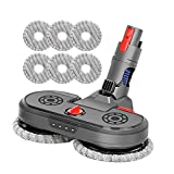Cepillo de fregado MoPei con depósito de agua, compatible con aspiradora Dyson V7 V8 V10 V11, faros LED