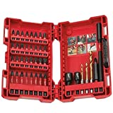 Milwaukee 4932430908 Juego de brocas / destornilladores Shockwave, color rojo, 40 piezas, 0 V, rojo
