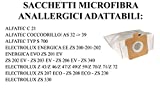 FILTERLINE A210MF 10 Bolsas ALFATEC C21 Cocodrilo AS Tipo S700 ELECTROLUX ENERGIA Evo ZS
