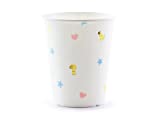 PartyDeco KPP44-EU2 - Vasos de papel niño o niña 200 ml (7oz.) - 6 piezas